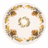 Tovaglia e Complementi Arredo Mimosa in Gobelin 100% Cotone Made in Italy – Rotonda, Runner, Copritavola e Cuscino