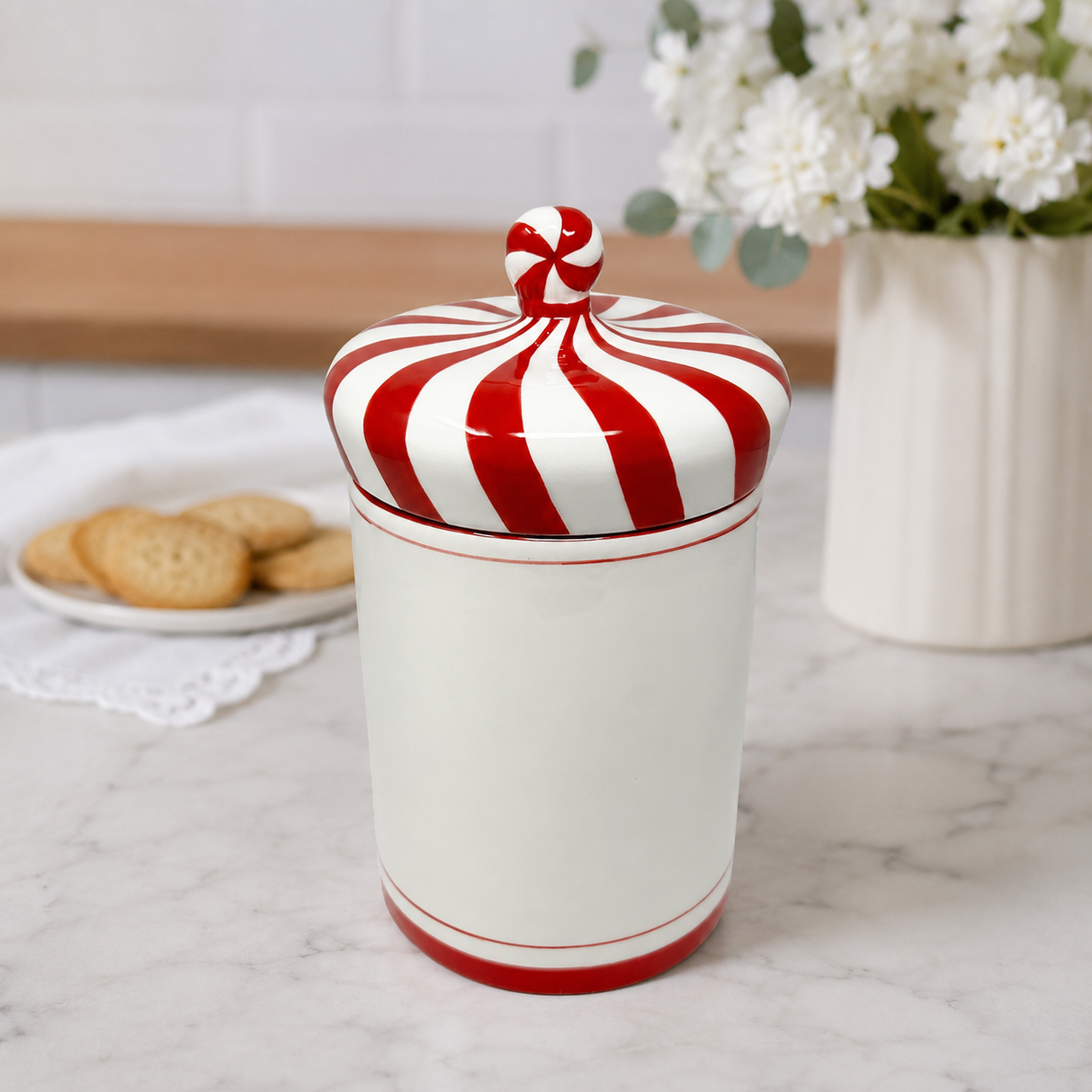 Barattolo Decorativo Natalizio LOLLIPOP - Hanna Home