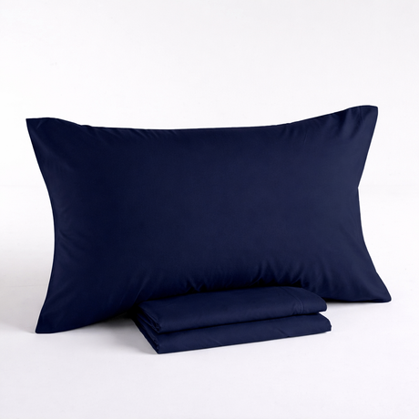 Completo lenzuola matrimoniali tinta unita America Il Filo cotone Made in Italy