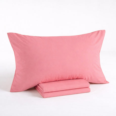 Completo lenzuola matrimoniali tinta unita America Il Filo cotone Made in Italy