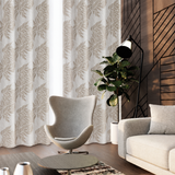 Pannello Tenda Devoreh Lily con Borchie e Finitura con Piombo 140x280cm - Linea Oro