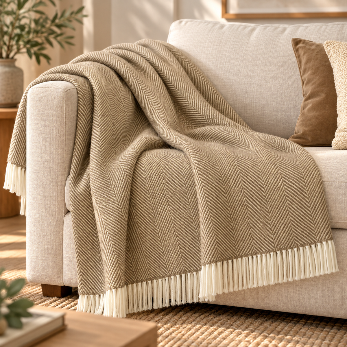 Plaid Iseo Spina in Pura Lana Vergine 130x170cm - Lanerossi