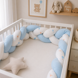 Paracolpi Intrecciato Sogno Celeste 150 cm - 7sons