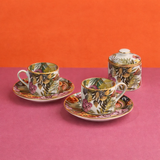 Set 2 Tazze da Tè con Coperchio e Piattino Exotic Jungle - Weissestal