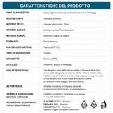 Profumo Igienizzante per Ambienti, Tessuti e Tendaggi Intrama Fiori Acquatici e Timo 500 ml - Karì