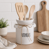 Porta Utensili in Ceramica 16x13x17cm - Cucina&Cottura