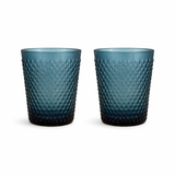 Set 2 Calici/Bicchieri Artiginali Blu - Hanna Home