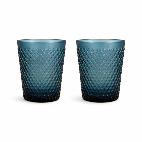 Set 2 Calici/Bicchieri Artiginali Blu - Hanna Home