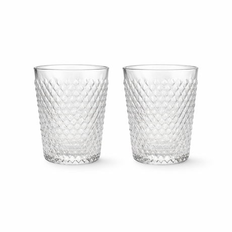 Set 2 Calici o Bicchieri Artiginali Trasparente - Hanna Home