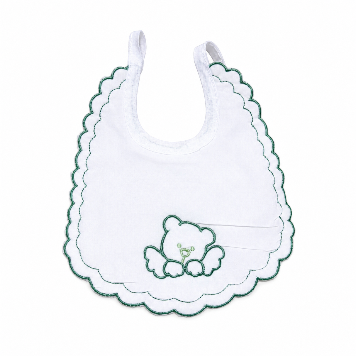 Bavaglino Neonato Orsetto 100% Cotone - Irge