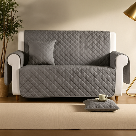 Copridivano Trapuntato Soft Double Face Zucchissime – Poltrona, 2/3/4 Posti