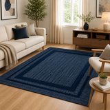 Tappeto FRAME Retrogommato Antiscivolo by Karì – Tappeto Cameretta Lavabile in Ciniglia