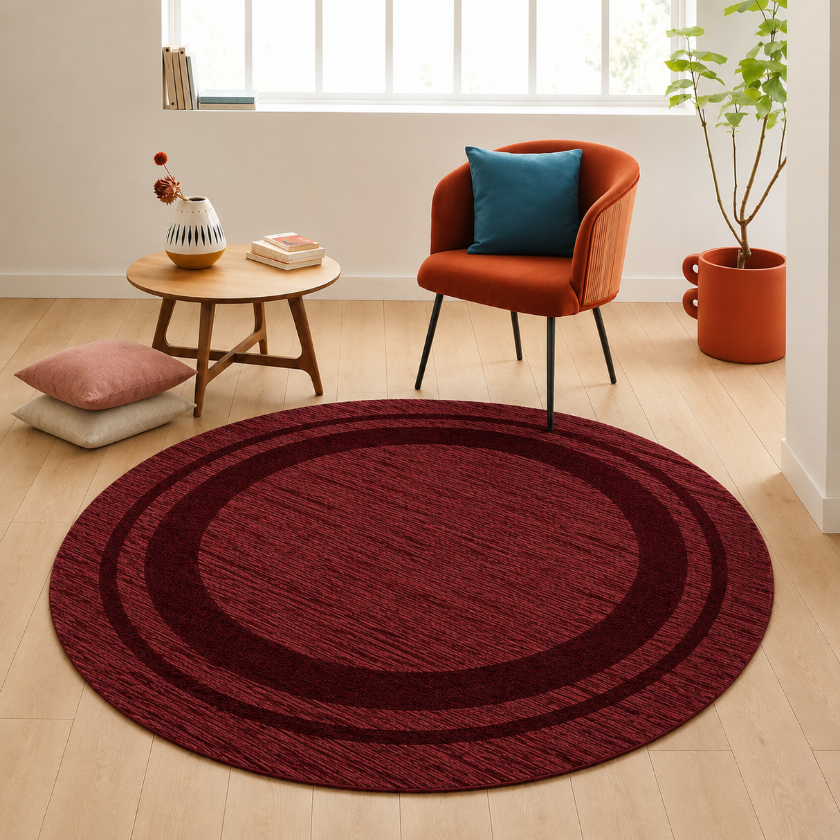 Tappeto FRAME Retrogommato Antiscivolo by Karì – Tappeto Cameretta Lavabile in Ciniglia