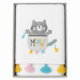 Set Asciugamani Baby 1+1 in Spugna di Cotone Zoe - Vingi