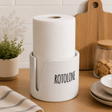 Porta Rotolo in Ceramica 14,5x12cm - Cucina&Cottura