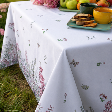 Tovaglia Stampa Digitale "Fior di Ribes" 100% Cotone Made in Italy - L'Atelier17