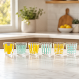Set 6 Bicchieri Acqua Elba in Vetro - Excelsa