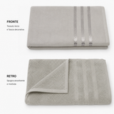 Telo Mare Polo Stripe 90x170 cm in Cotone e Spugna Assorbente