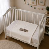 Copertina Culla Smacchinata con Fiocco 75x95cm NG470 dis. 14 - Nazareno Gabrielli