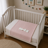 Copertina Culla Smacchinata con Fiocco 75x95cm NG470 dis. 14 - Nazareno Gabrielli