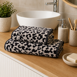 Set Asciugamani 1+1 LEOPARD - Linea Oro