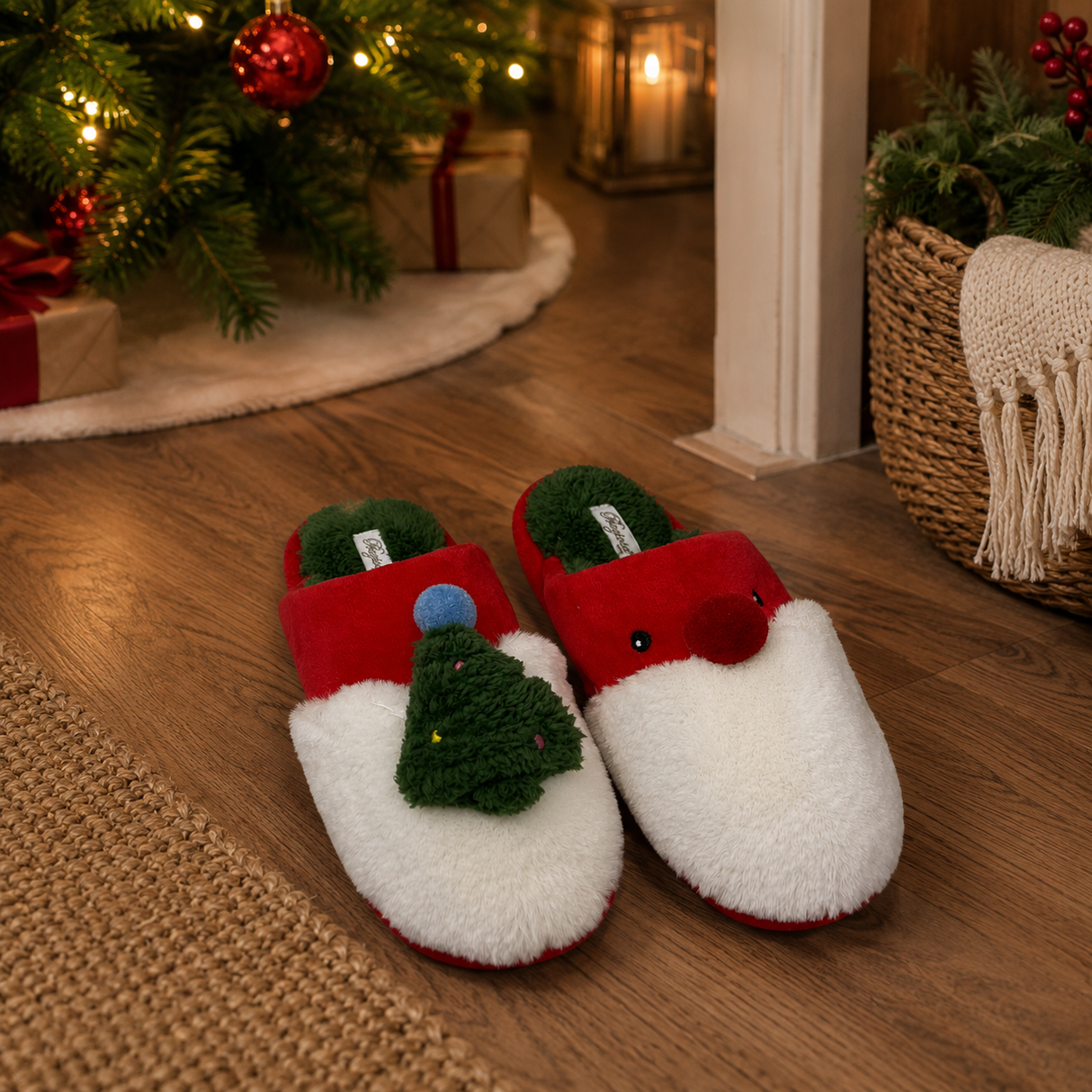 Pantofole Bimbi Natalizie CHRISTMAS TREE 6/11 anni - Preziosa Home