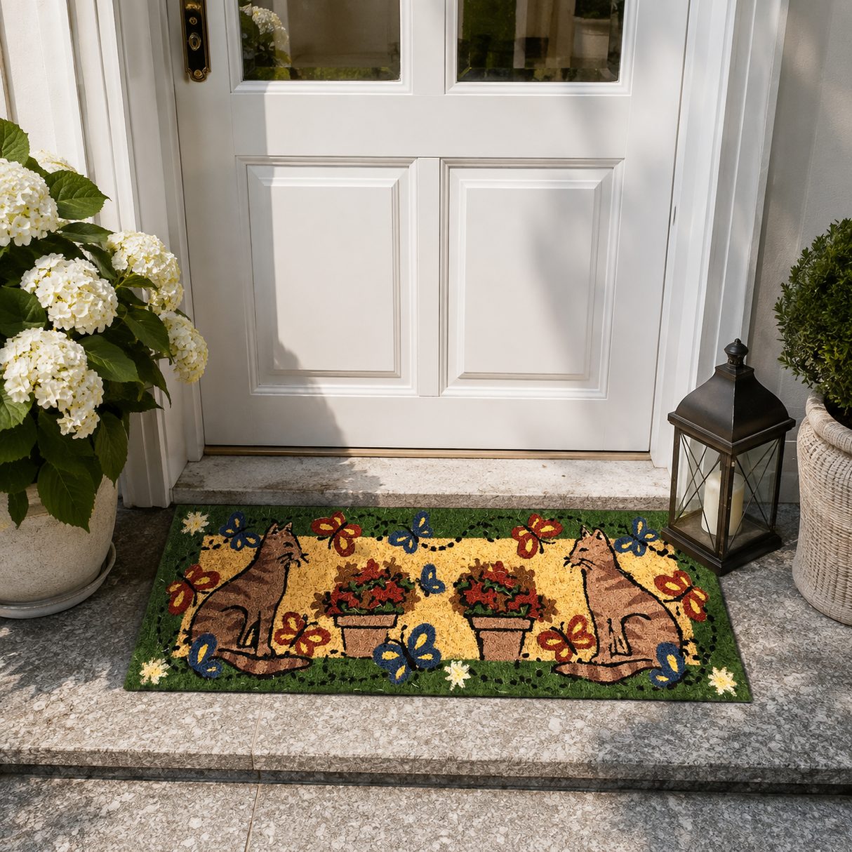 Zerbino WELCOME con 2 GATTI 24x70cm - Montemaggi