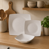 Piatto ECLIPSE BIANCO in Ceramica - Excelsa