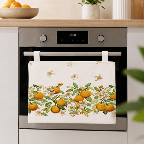Copriforno Fruit Stampa Digitale 3D 100% Cotone 47x33cm - Zucchissime