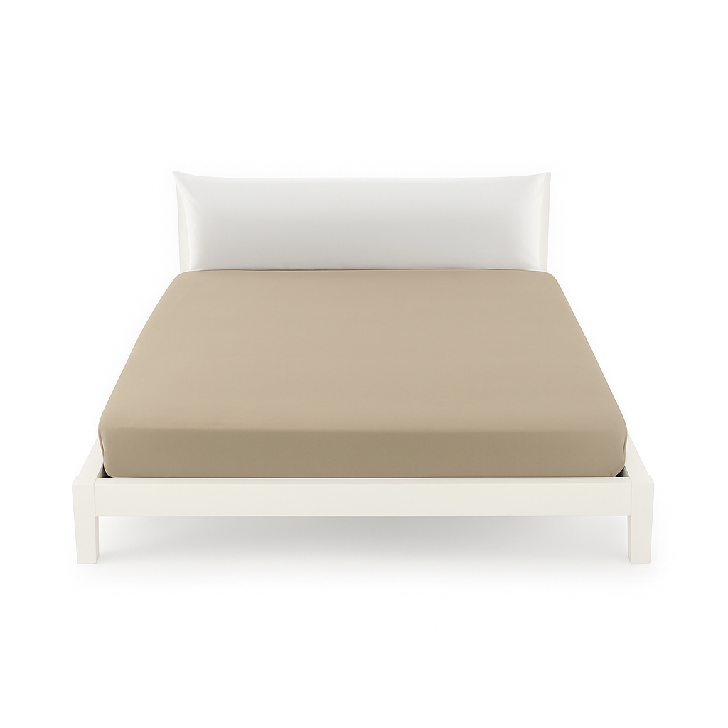 Lenzuolo di Sotto con Angoli Tekno Time® by Maè – No Stiro, Singolo, Piazza e Mezza, Matrimoniale 25 cm
