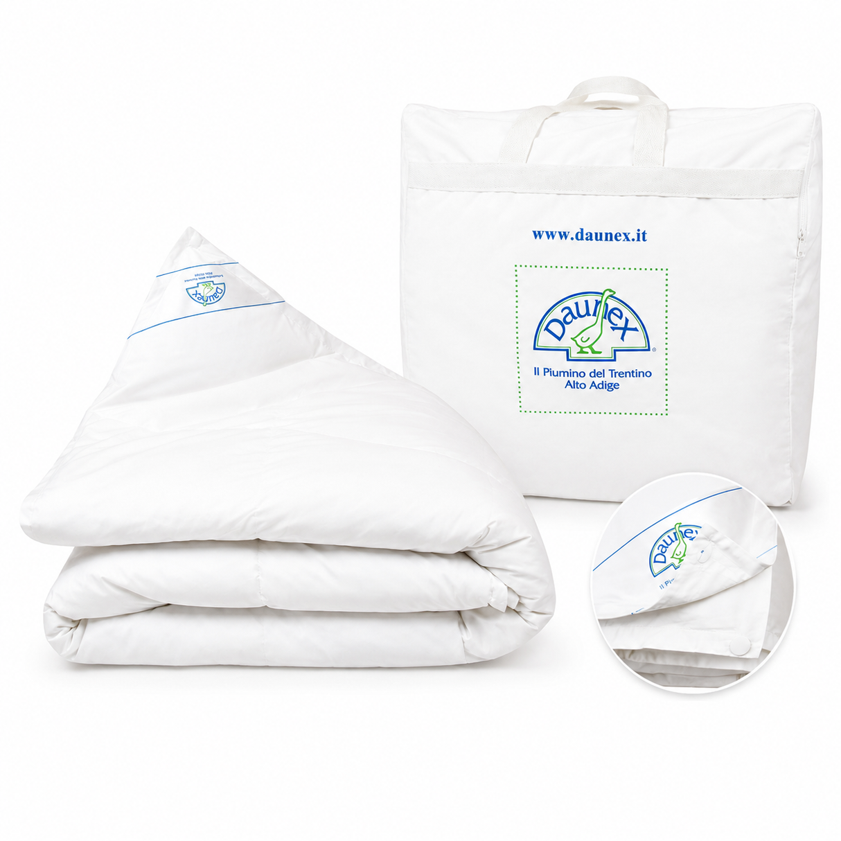 Piumino SESTRIERE 4 STAGIONI DUO 100% Piumino Bianco Vergine dell'Ungheria - Daunex