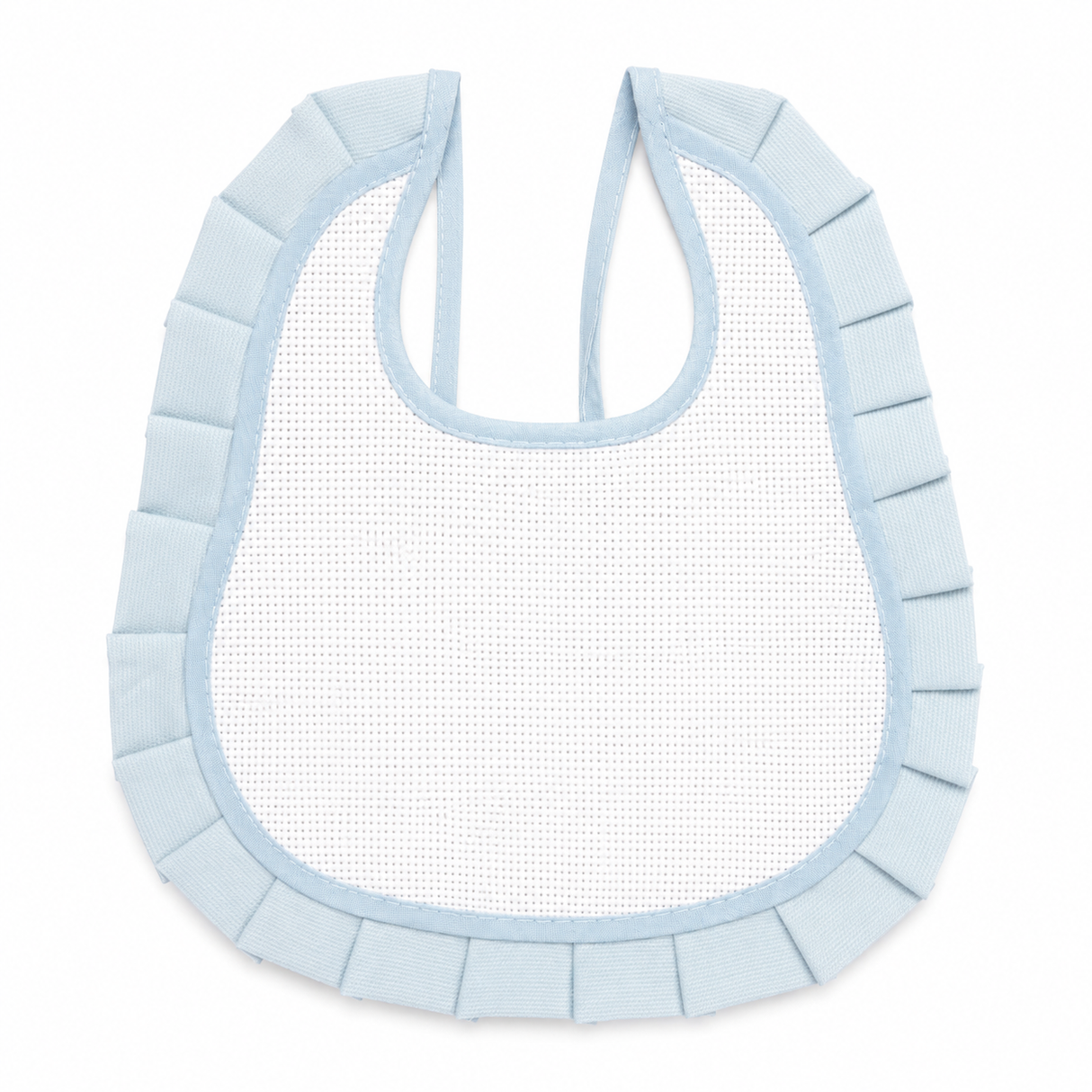 Bavaglino Ricamabile in Cotone con Tela Aida - Nancy Baby
