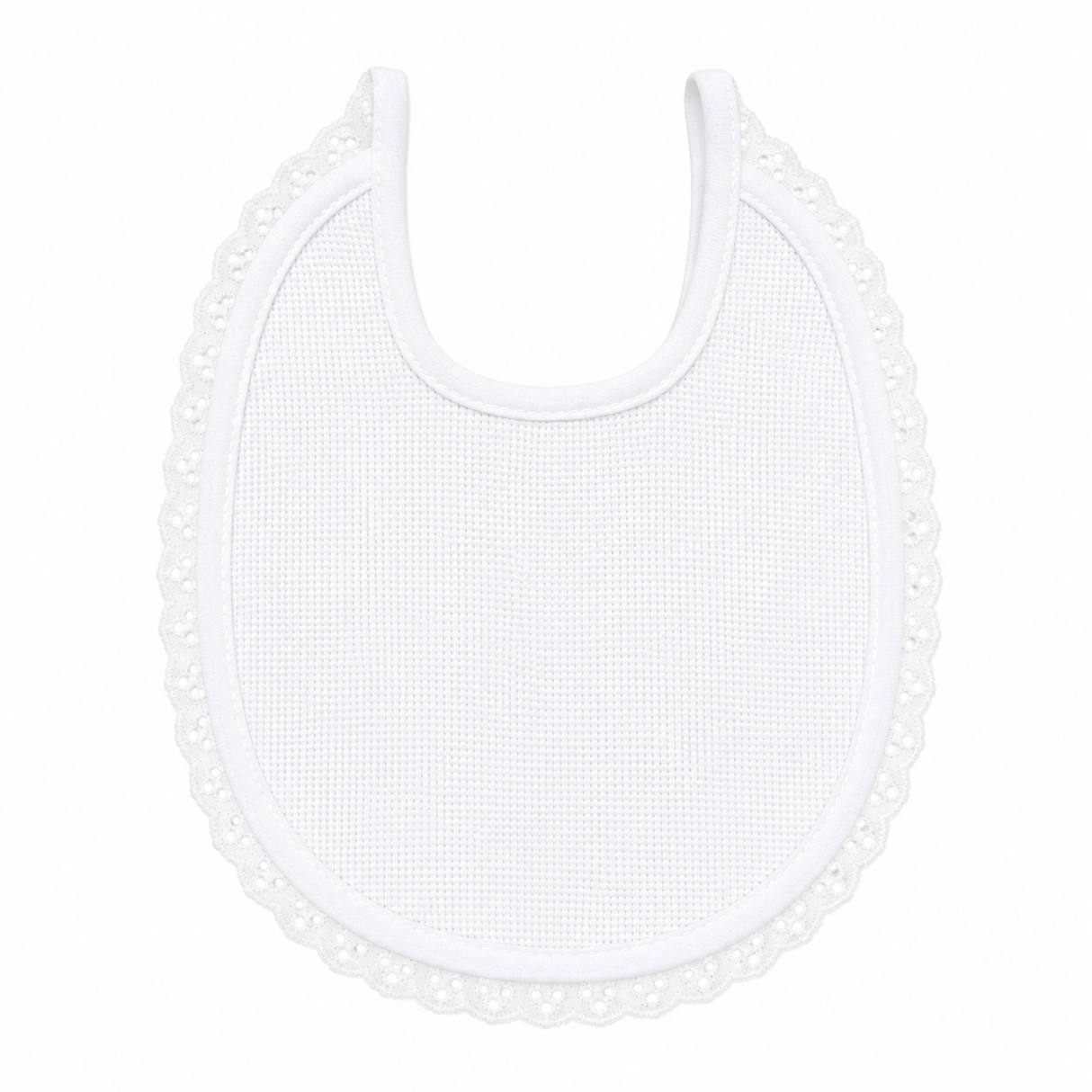 Bavaglino Ricamabile con Pizzo - Ellepi
