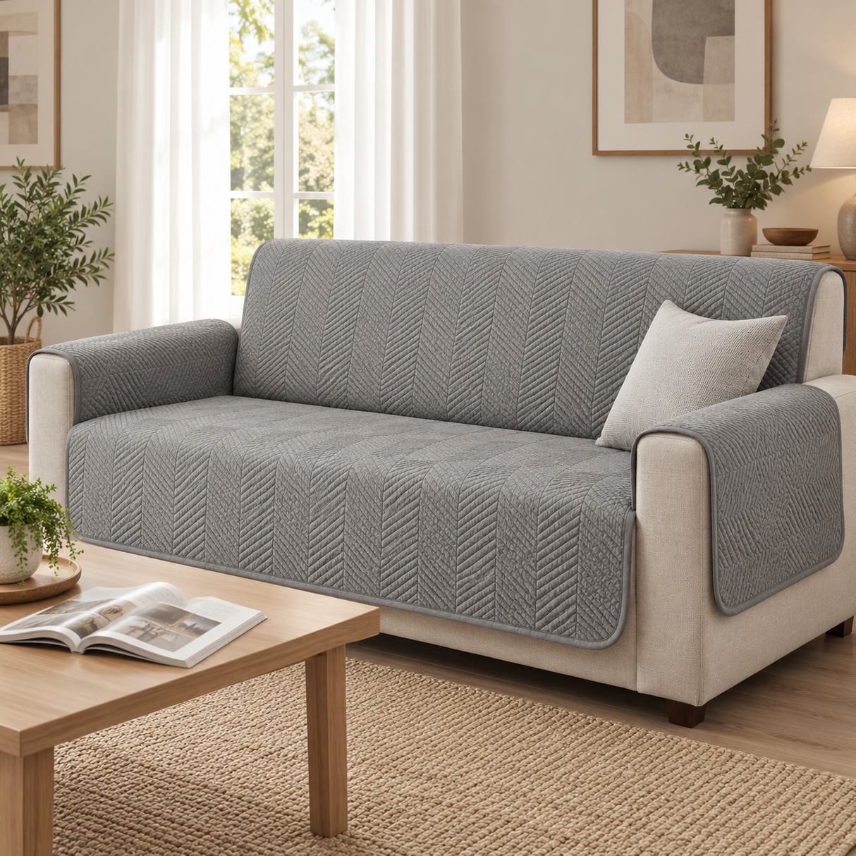 Copridivano Cosmopolitan Double Face con Braccioli da 1 a 4 Posti - Linea Oro