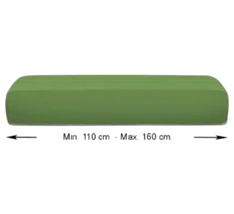 Copricuscino Bielastico Antimacchia Tinta Unita Genius 2 Posti da 110 a 160 cm - Biancaluna