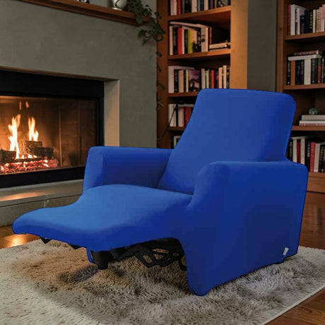 Copripoltrona Bielastico Antimacchia Tinta Unita Genius Lounge per Poltrone Reclinabili da 65 a 100 cm - Biancaluna