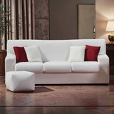 Copridivano Bielastico Antimacchia Tinta Unita Genius 3 Posti da 180 a 250 cm - Biancaluna