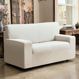 Copridivano Bielastico Antimacchia Tinta Unita Genius 2 Posti da 140 a 180 cm - Biancaluna