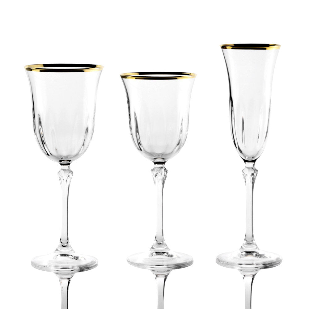 Set 6 Calici DOVY OPTIC GOLD - Weissestal