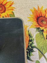 Passatoia Cucina Antiscivolo Girasole Effetto Lino con Fondo Gommato