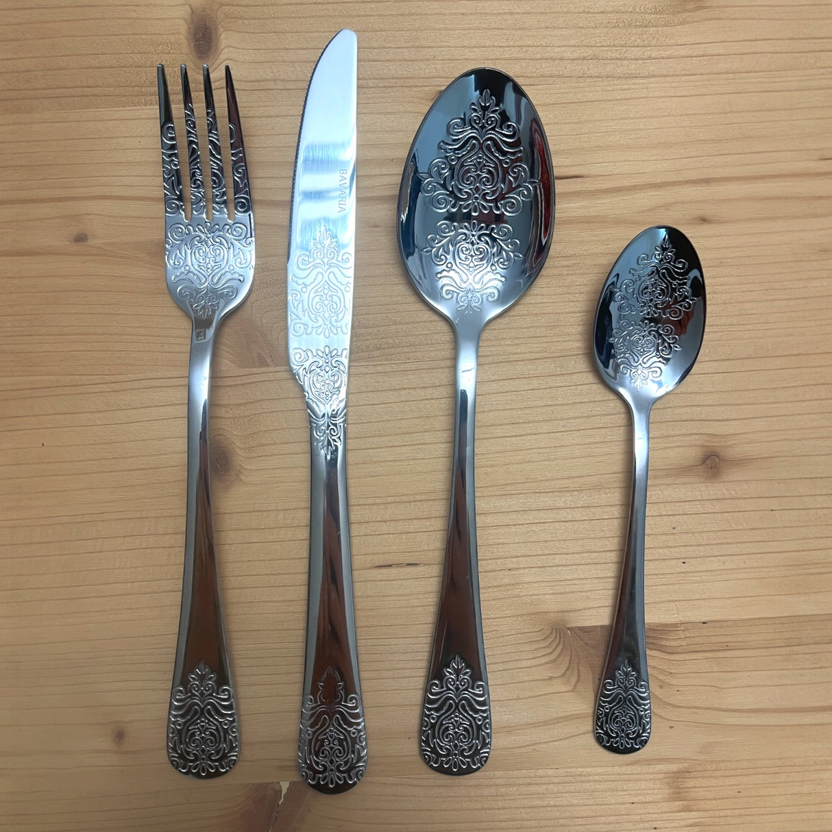 Set Posate 24 Pezzi ZARA In Acciaio Inox Colore oro o agento By Bavaria Ottingher