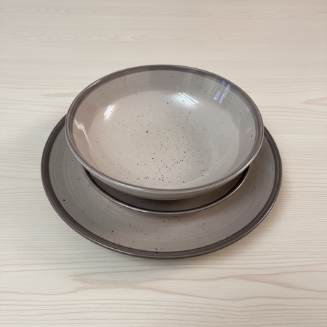 Servizio Piatti 18 Pezzi Bavaria Modello Elysia in Ceramica – 6 Posti – 3 varianti disponibili