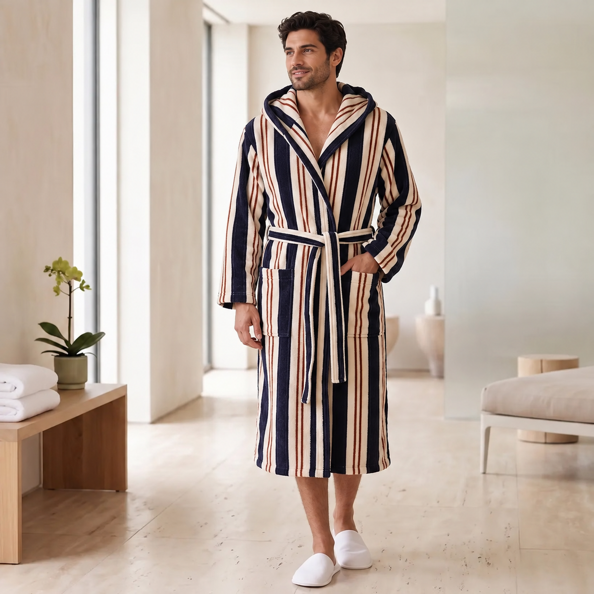 Accappatoio STRIPE - Linea Oro