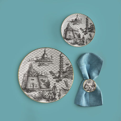 Set 2 Segnaposto Souvenirs De Voyage - Weissestal