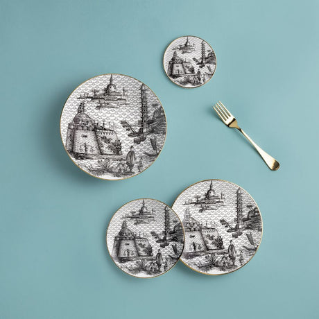 Set 2 Sottobicchieri 12 cm Souvenirs De Voyage - Weissestal