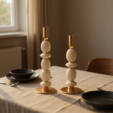 P/CAND SHUTTLE CREMA SET 2 PZ - FERRETTI