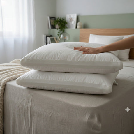 Guanciale Air Soft Karì 50x80 – Cuscino Traspirante in Cotone con Fascia 3D