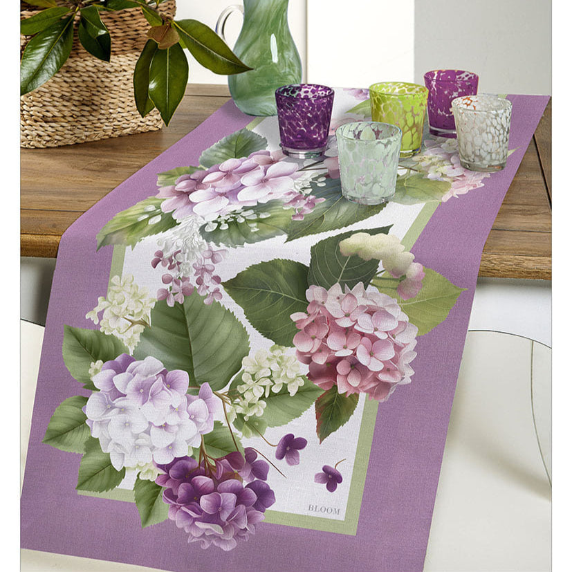 Runner HYDRANGEA by Tessitura Randi
