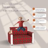 Copridivano Trapuntato Double-Face Natalizio Soft Noel da 2 a 4 Posti - Zucchissime