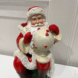Babbo Natale Seduto Con MAPPAMONDO By Preziosa Luxury Home (Natale)